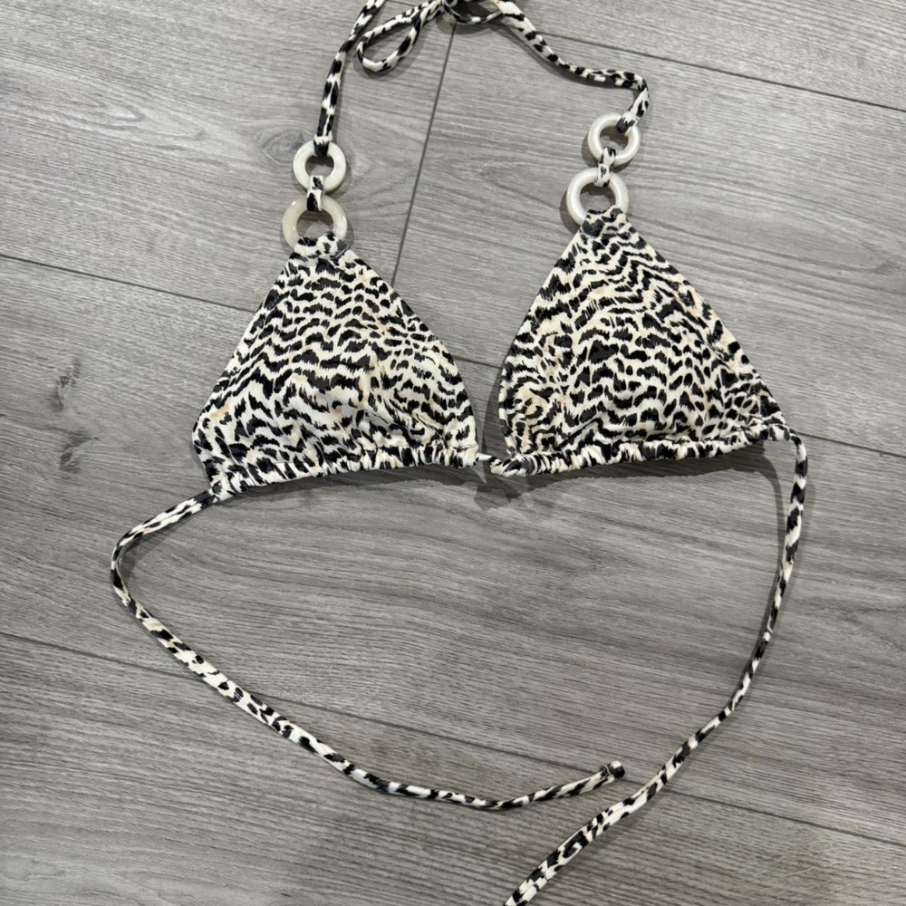 Aerie Black and White Bikini